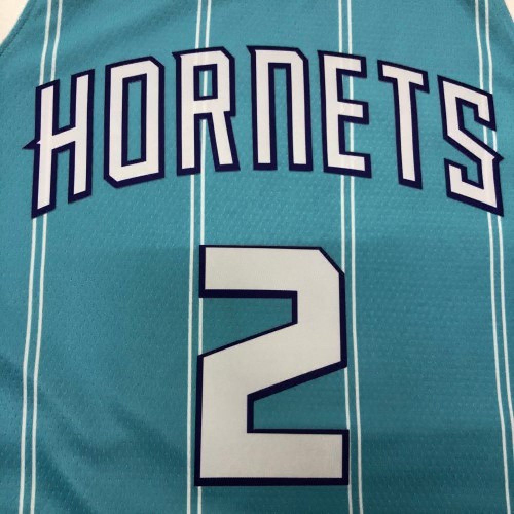 Men's Charlotte Hornets Lamelo Ball #2 Jordan Green 20/21 Swingman Jersey-Association Edition - view 2