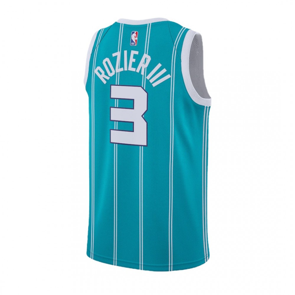 Men's Charlotte Hornets Terry Rozier #3 Jordan Blue Swingman NBA Jersey Association Edition - view 3