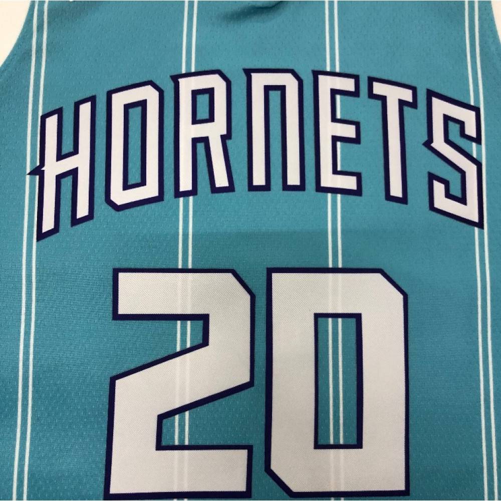 Men's Charlotte Hornets Hayward #20 Blue 20/21 Swingman Jersey Association Edition - view 4