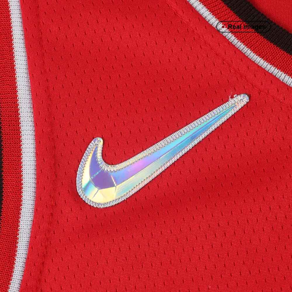 Chicago Bulls DeMar DeRozan #11 Red 2021/22 Swingman 75th Anniversary Jersey City Edition - view 3