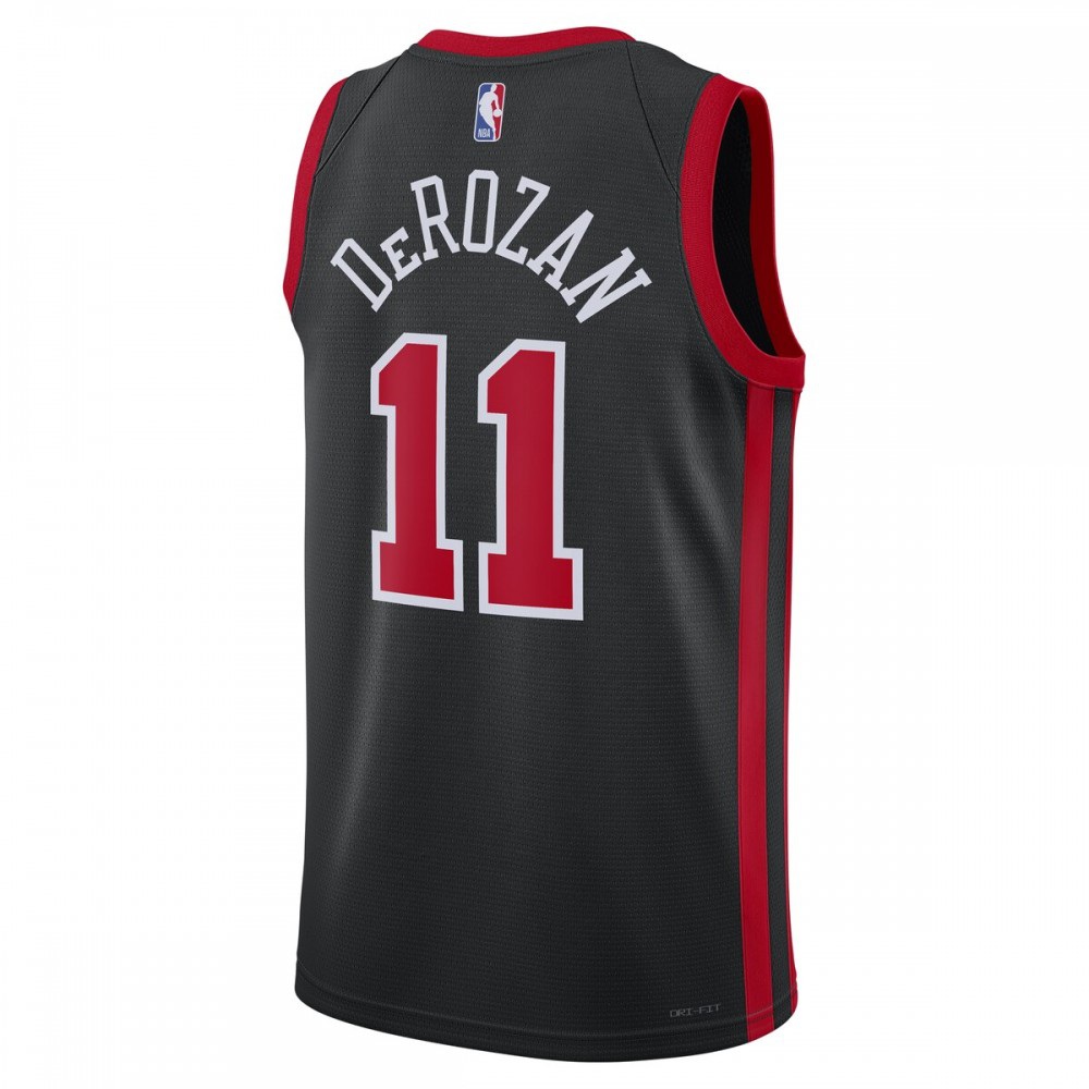 DeMar DeRozan Chicago Bulls Unisex 2023/24 Swingman Jersey Black City Edition - view 3