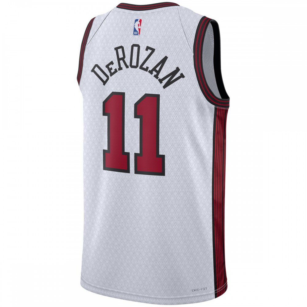 DeMar DeRozan Chicago Bulls Unisex 2022/23 Swingman Jersey City Edition White - view 3