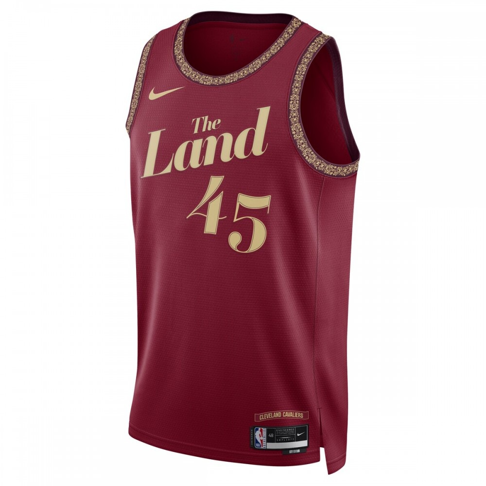 Donovan Mitchell Cleveland Cavaliers Unisex 2023/24 Swingman Jersey Wine City Edition - view 2