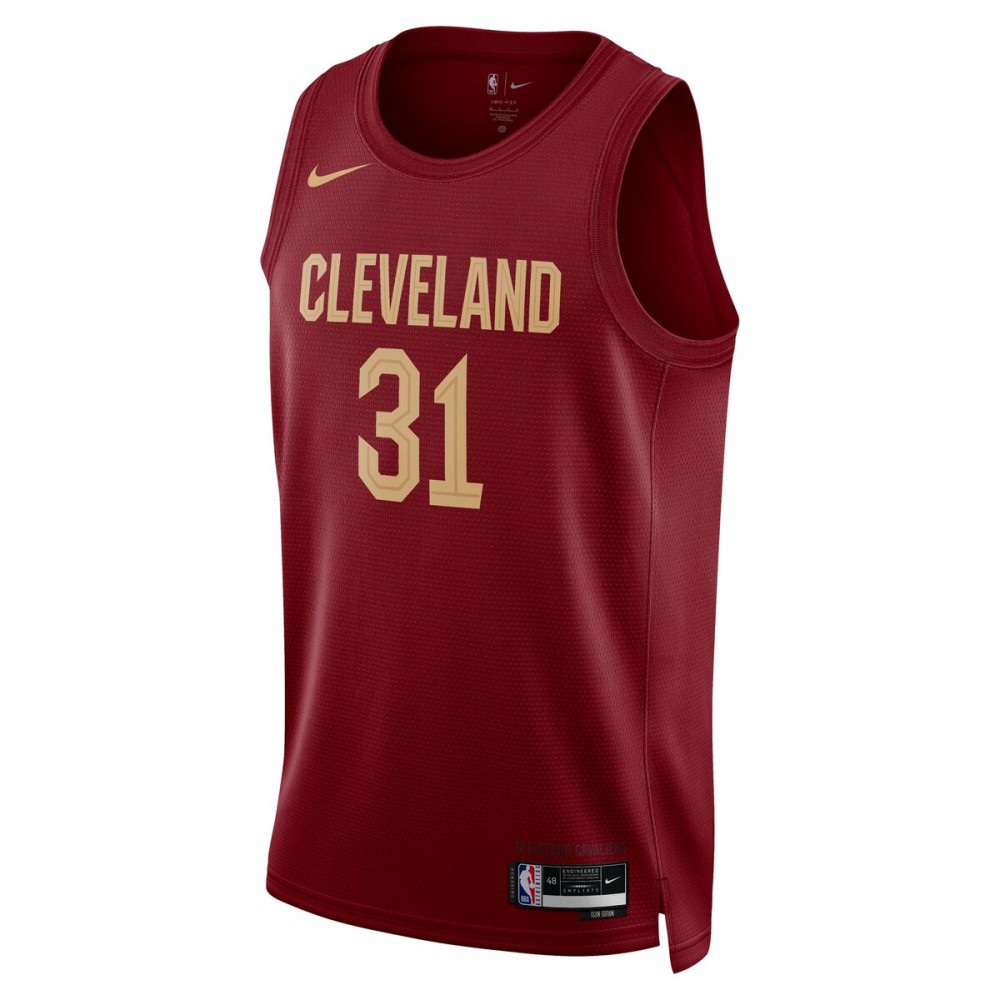 Jarrett Allen Cleveland Cavaliers 2022/23 Swingman Jersey Wine Icon Edition - view 2