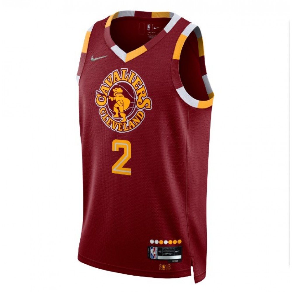 Men's Cleveland Cavaliers Collin Sexton #2 Wine 2021/22 Swingman NBA Jersey City Edition - view 2