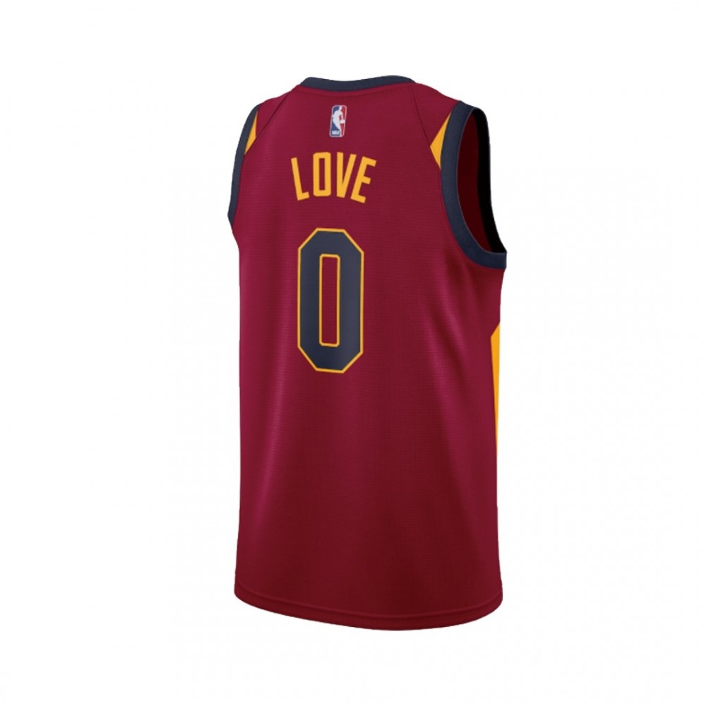 Men's Cleveland Cavaliers Kevin Love #0 Wine Swingman NBA Jersey Icon Edition - view 3