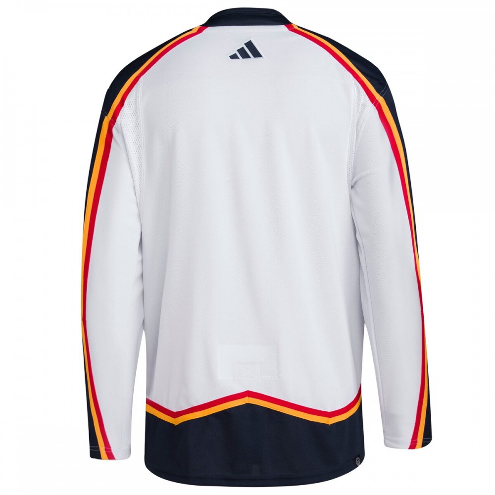 Colorado Avalanche Reverse Retro 2.0 Athletic Fit Blank Jersey White - view 3