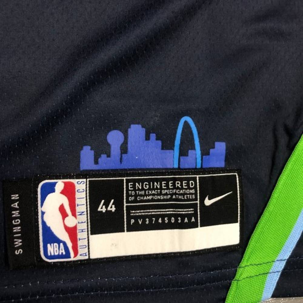 Men's Dallas Mavericks Luka Doncic #77 Blue 202021 Swingman Jersey City Edition - view 6