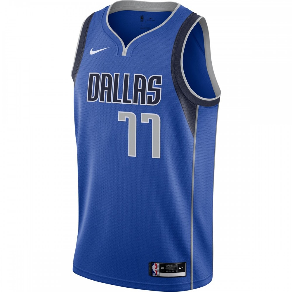 Luka Doncic Dallas Mavericks 2020/21 Swingman Jersey Royal Icon Edition - view 2