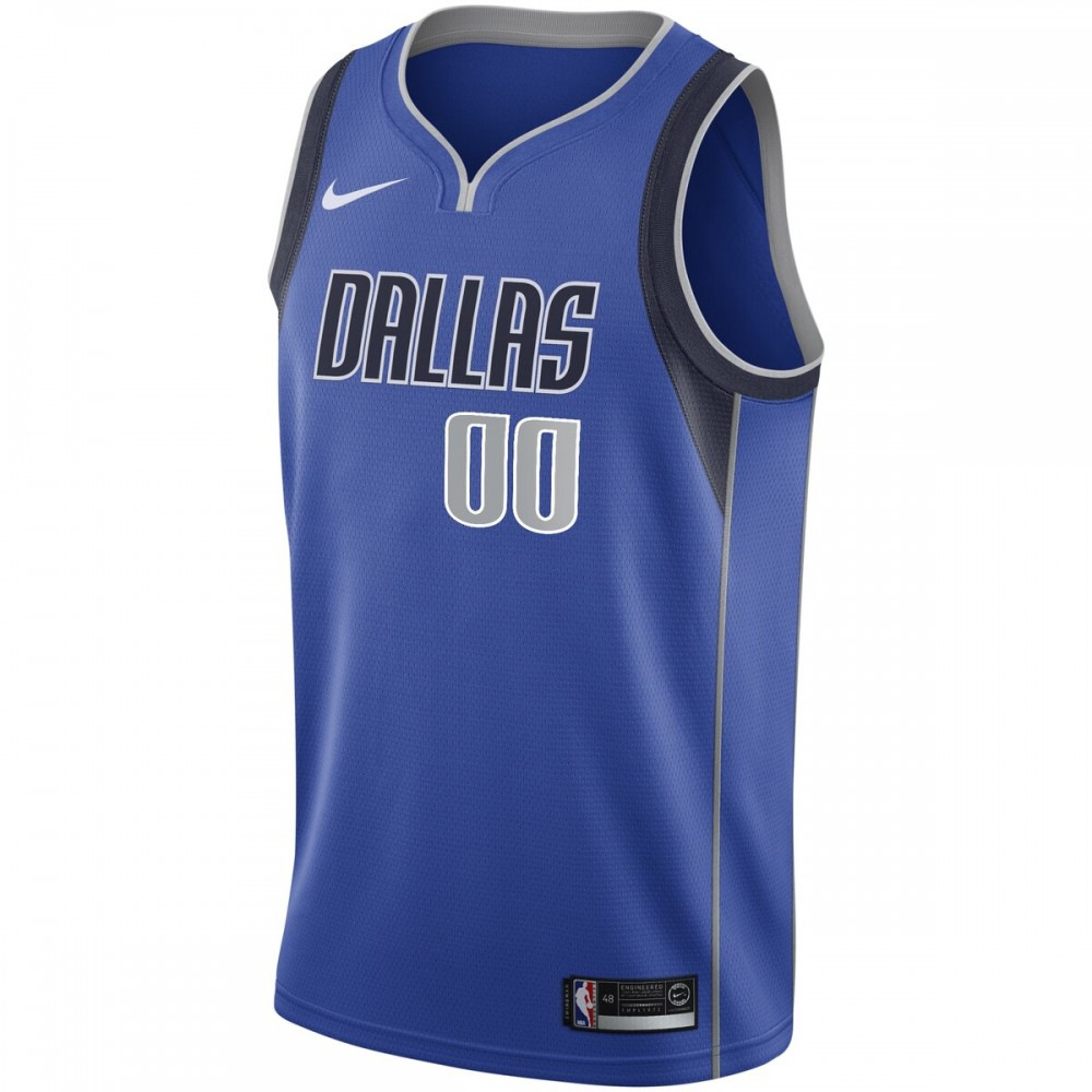 Dallas Mavericks Swingman Custom Jersey Royal Icon Edition - view 2
