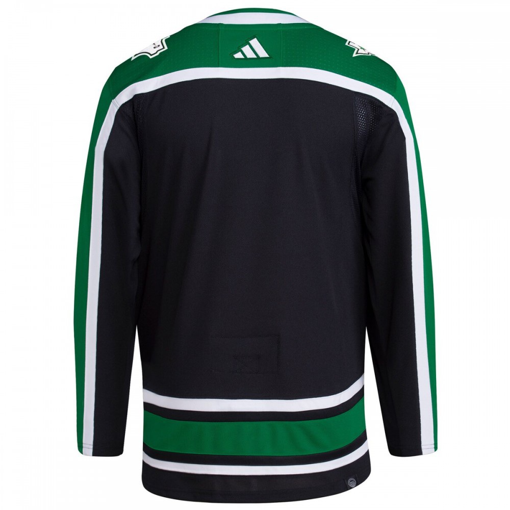 Dallas Stars Reverse Retro 2.0 Athletic Fit Blank Jersey Black - view 3