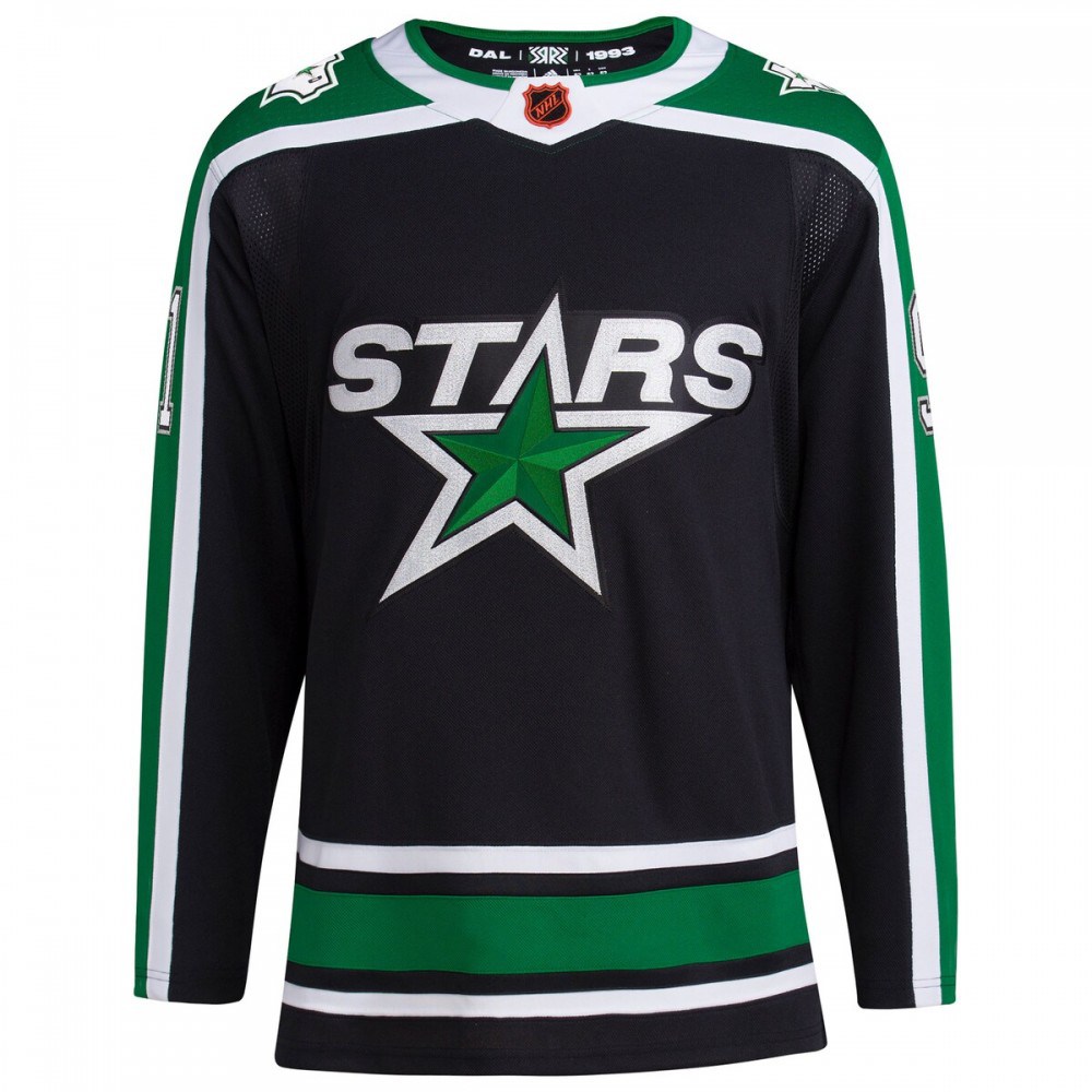 Tyler Seguin Dallas Stars Reverse Retro 2.0 Athletic Fit Player Jersey Black - view 2