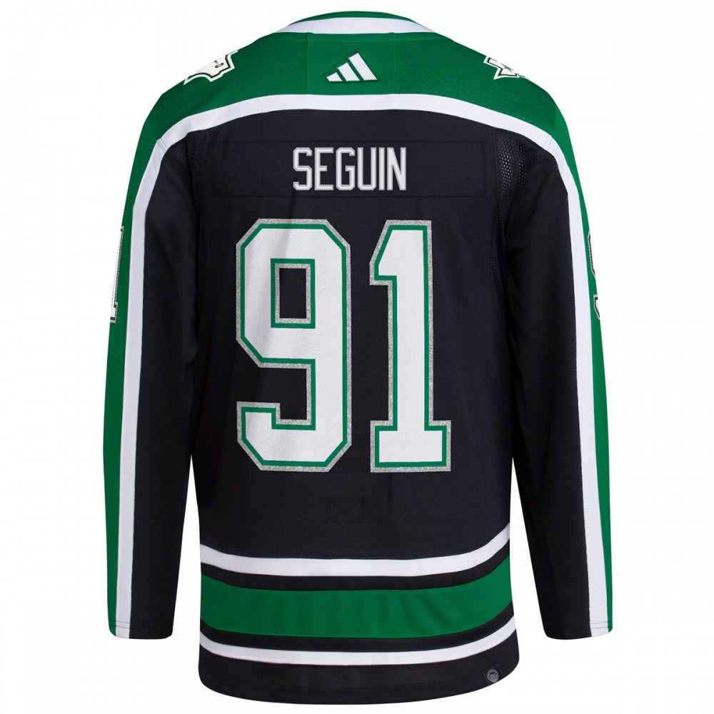 Tyler Seguin Dallas Stars Reverse Retro 2.0 Athletic Fit Player Jersey Black - view 3