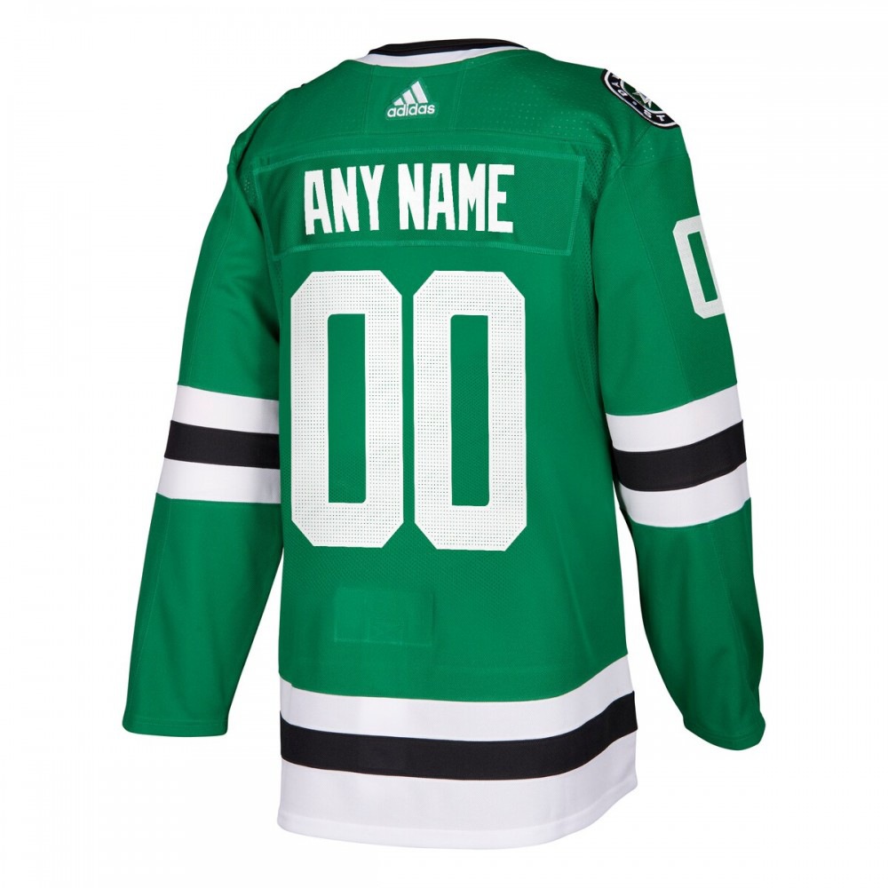 Dallas Stars Athletic Fit Custom Jersey Kelly Green - view 3