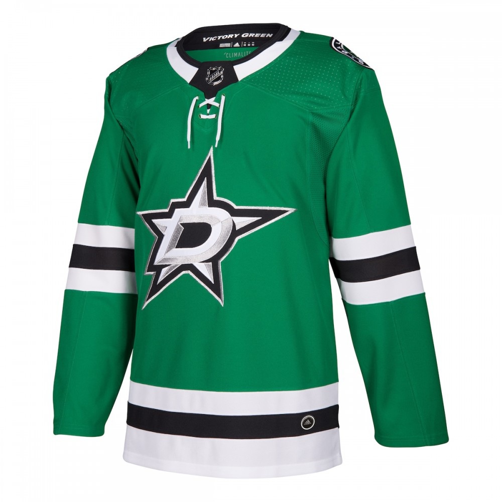 Dallas Stars Home Athletic Fit Blank Jersey Kelly Green - view 2
