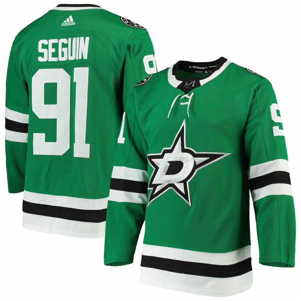 Tyler Seguin Dallas Stars Home Athletic Fit Player Jersey Kelly Green