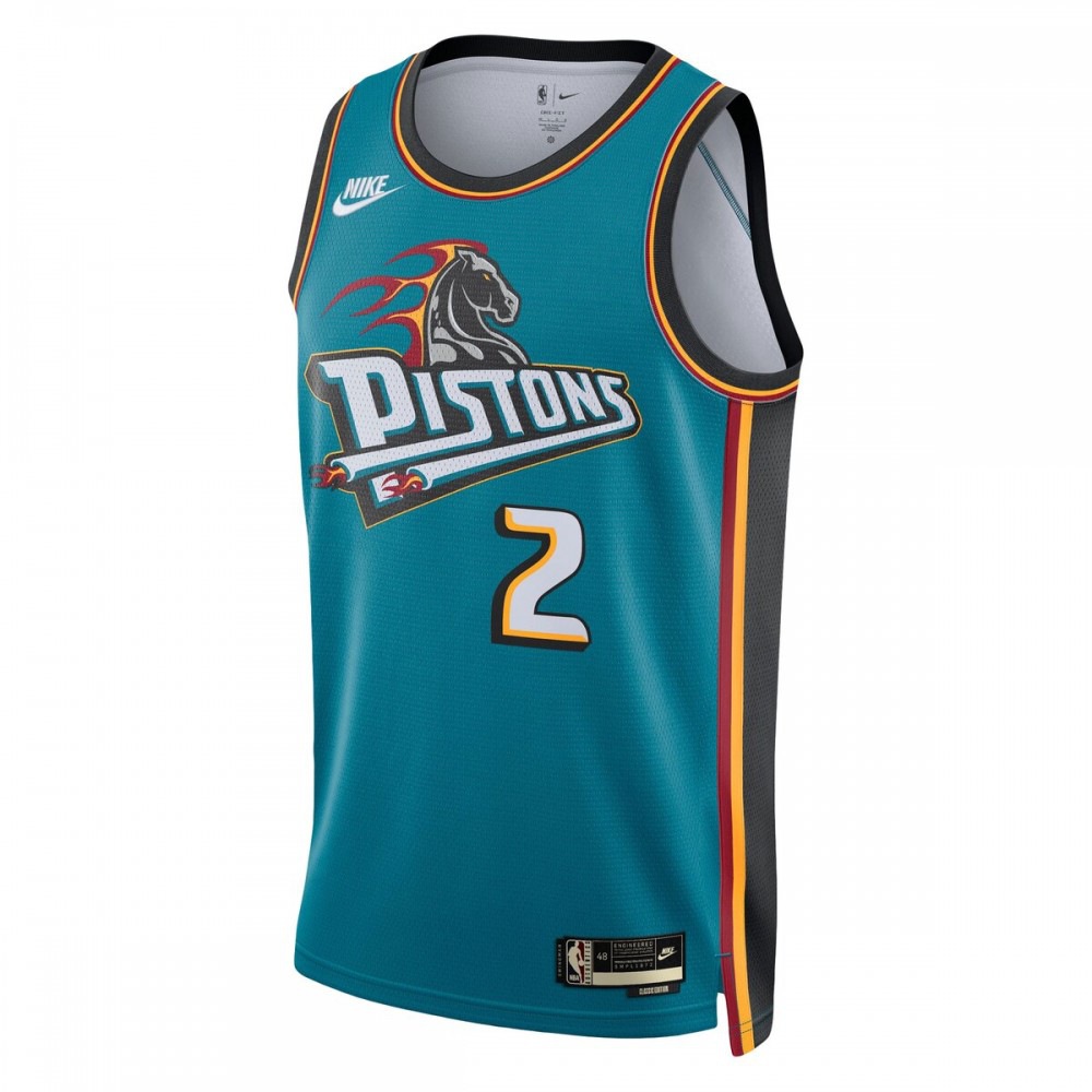 Cade Cunningham Detroit Pistons 2022/23 Swingman Jersey Teal Classic Edition - view 2