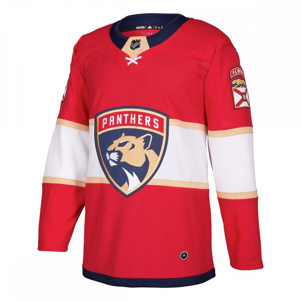 Florida Panthers Home Athletic Fit Blank Jersey Red - view 2