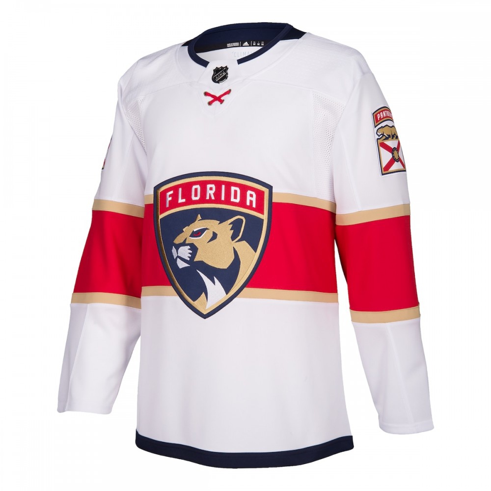 Florida Panthers 2019/20 Away Athletic Fit Jersey White - view 2