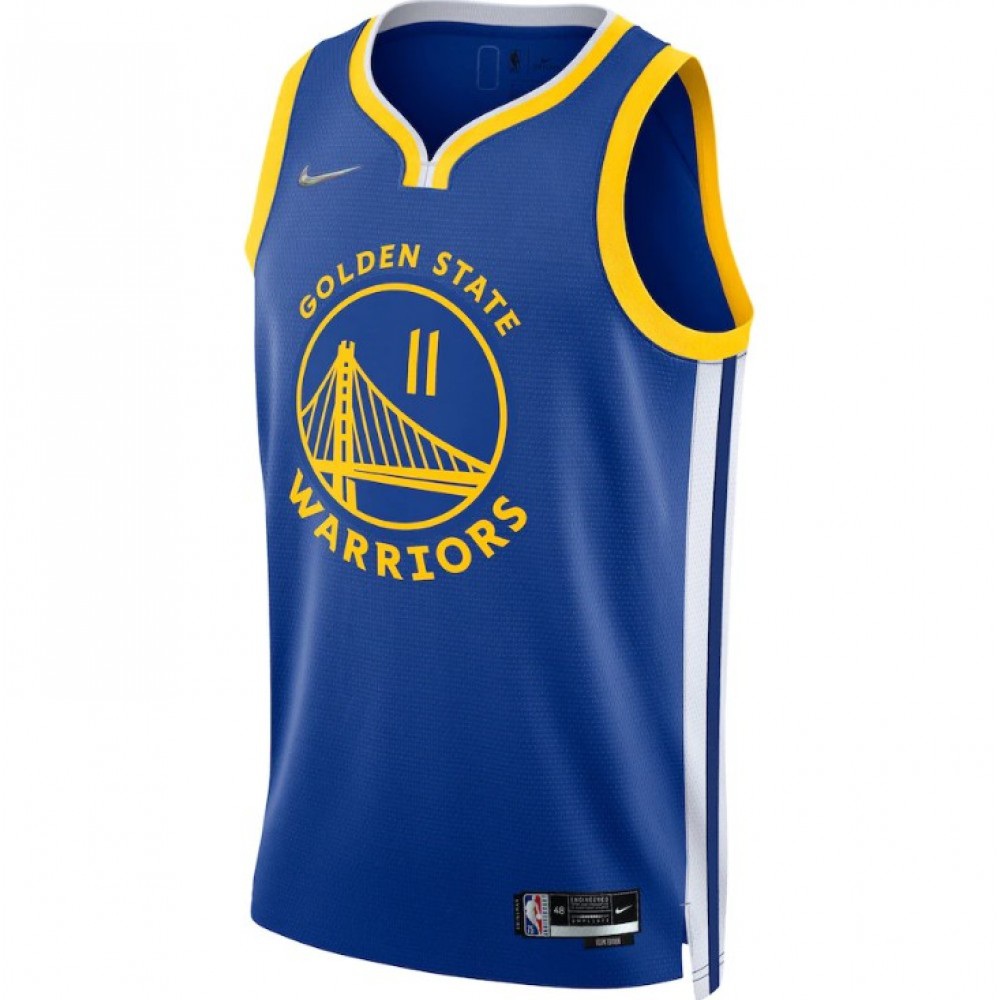 Men's Golden State Warriors Klay Thompson #11 Royal 21/22 Swingman Jersey -Icon Edition - view 3