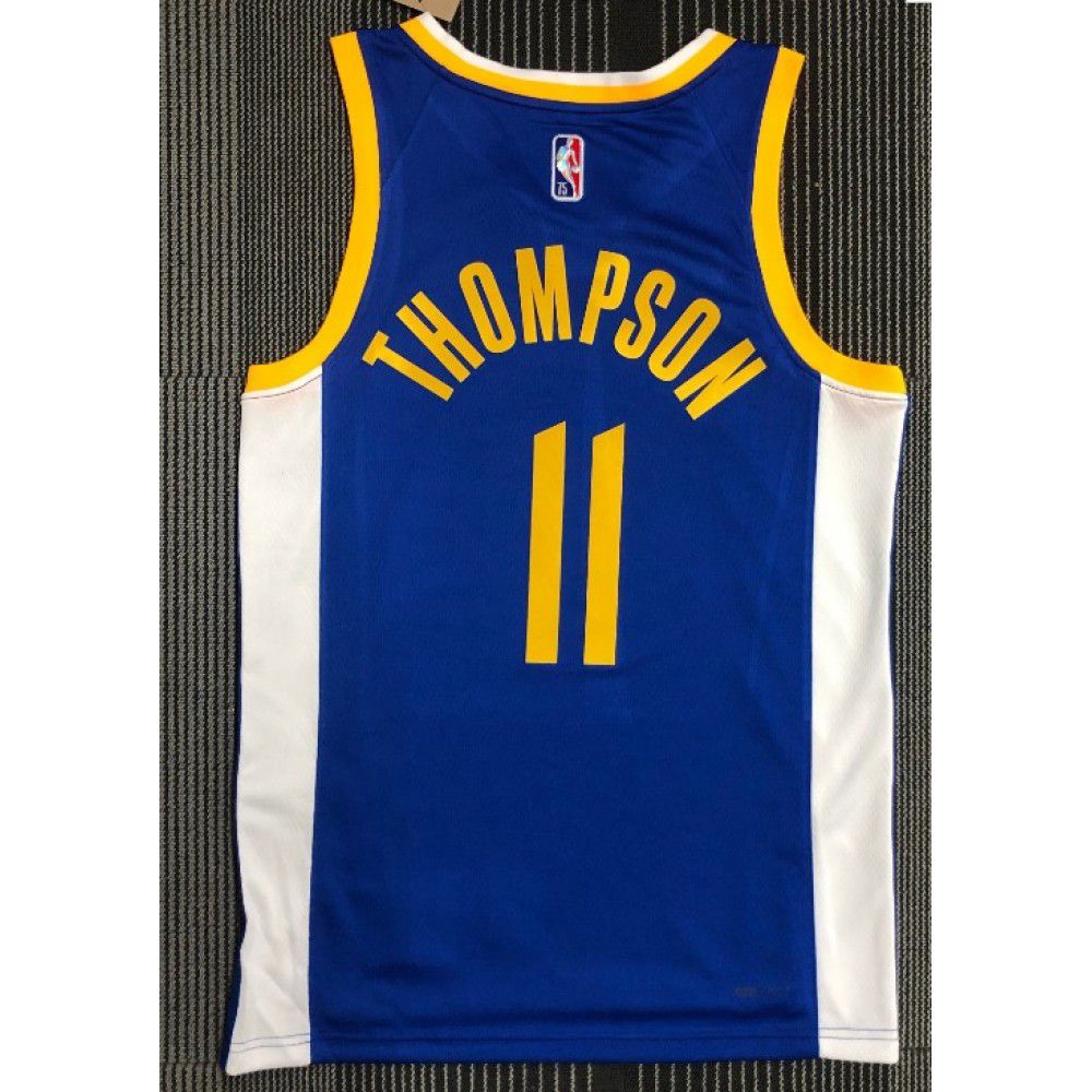 Men's Golden State Warriors Klay Thompson #11 Royal 21/22 Swingman Jersey -Icon Edition - view 4