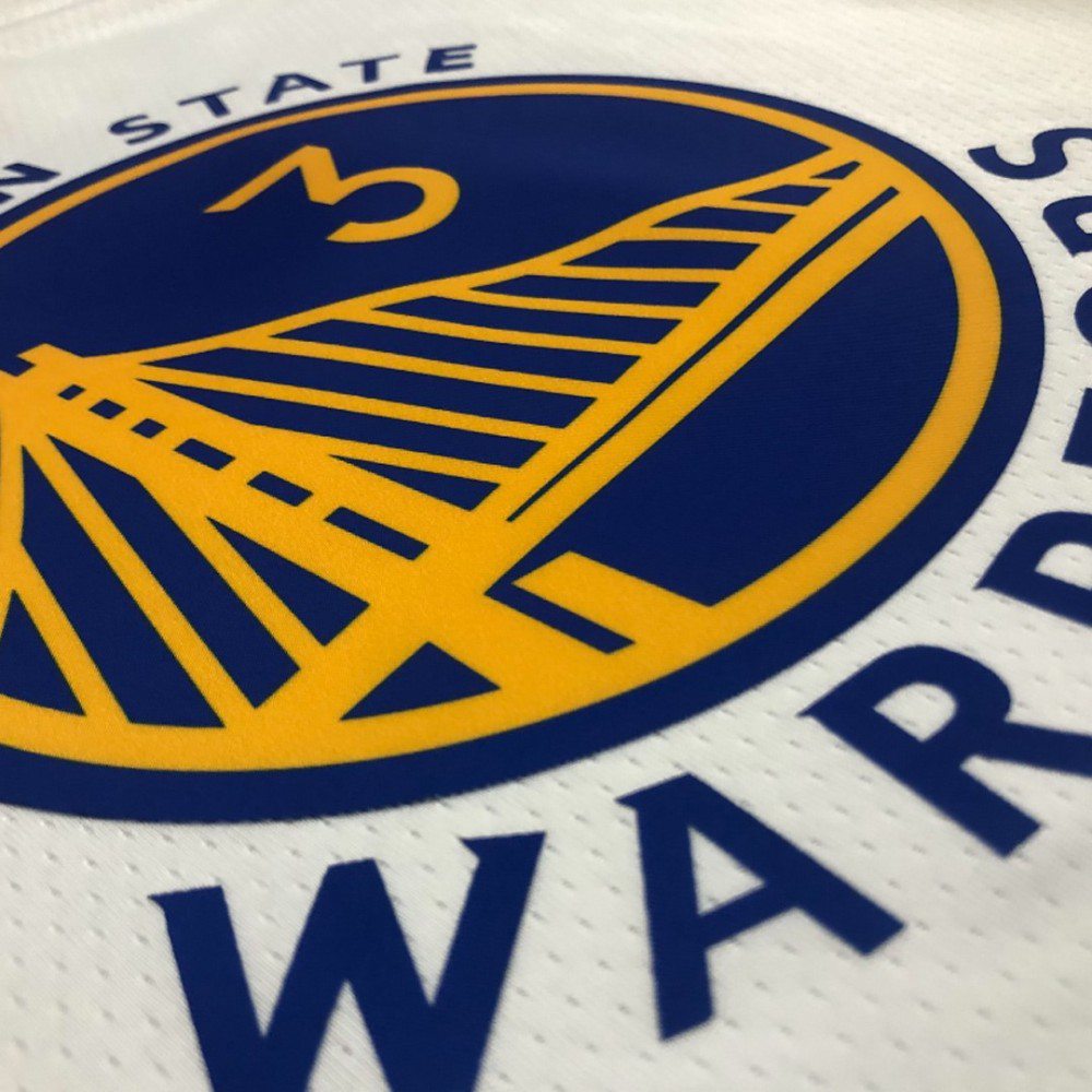 Men's Golden State Warriors Jordan Poole #3 White 2021/22 Swingman NBA Jersey Association Edition - view 4