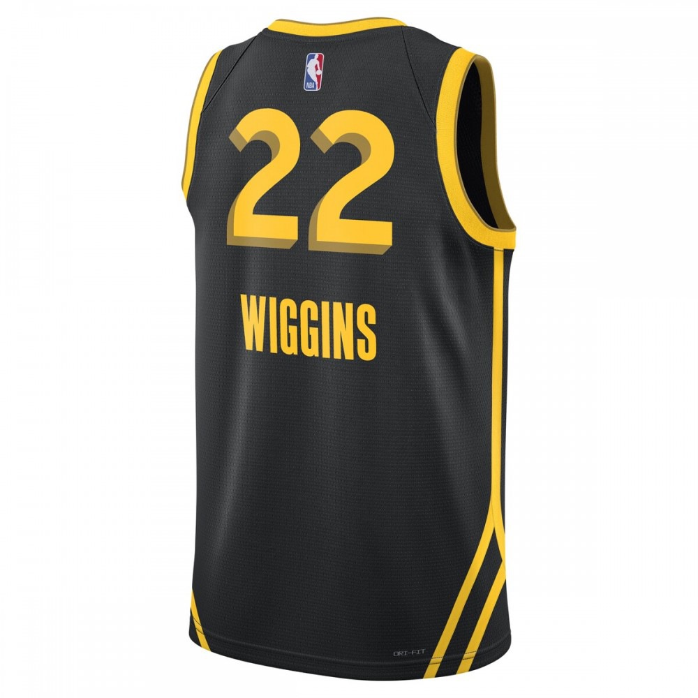 Andrew Wiggins Golden State Warriors Unisex 2023/24 Swingman Jersey Black City Edition - view 3
