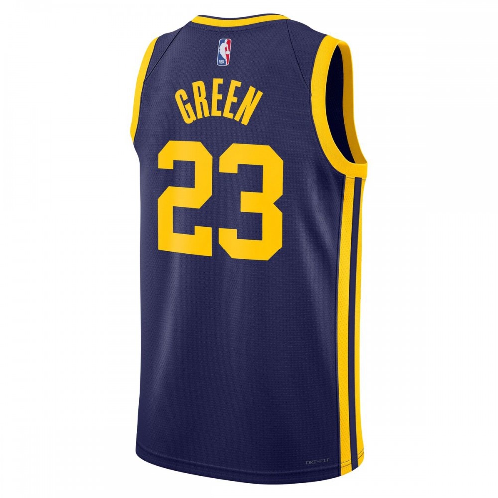 Draymond Green Golden State Warriors 2022/23 Statement Edition Swingman Jersey Navy - view 3