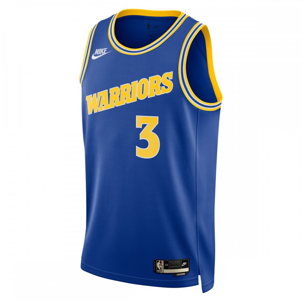 Jordan Poole Golden State Warriors 2022/23 Swingman Jersey Royal Classic Edition - view 2
