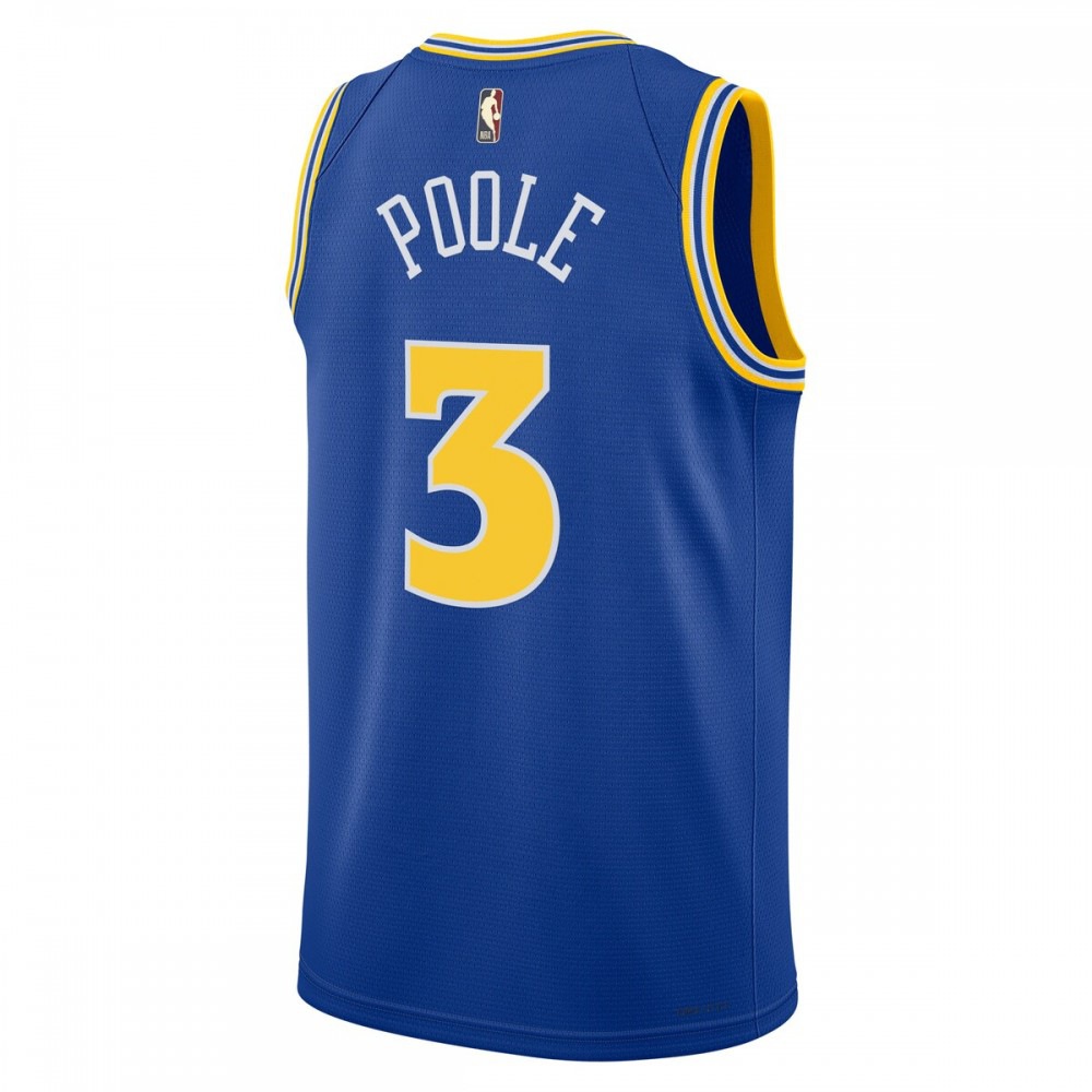 Jordan Poole Golden State Warriors 2022/23 Swingman Jersey Royal Classic Edition - view 3