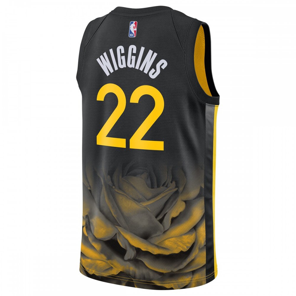 Andrew Wiggins Golden State Warriors Unisex 2022/23 Swingman Jersey City Edition Black - view 3