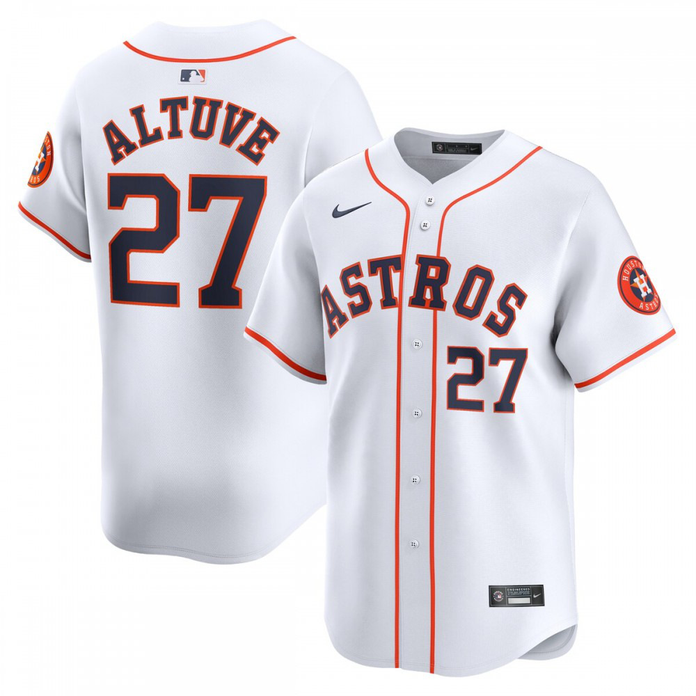 Jose Altuve Houston Astros Youth Home Limited Player Jersey White