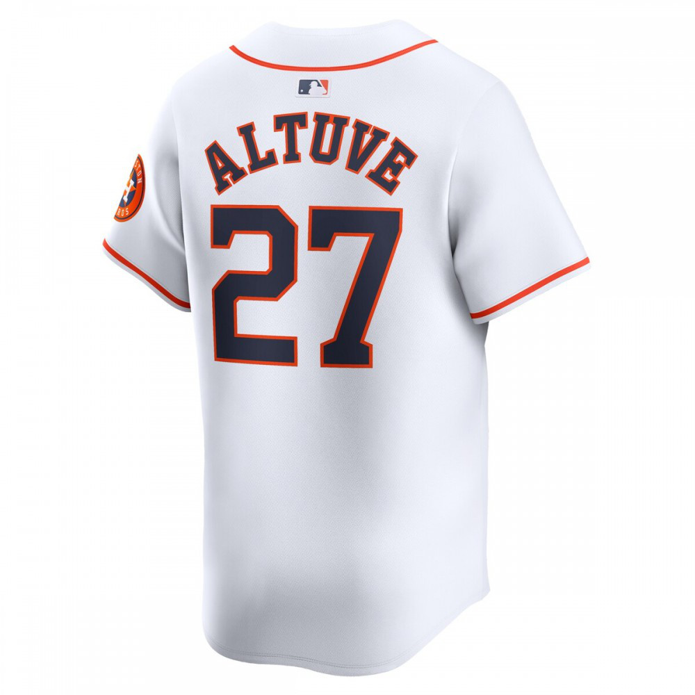 Jose Altuve Houston Astros Youth Home Limited Player Jersey White - view 3