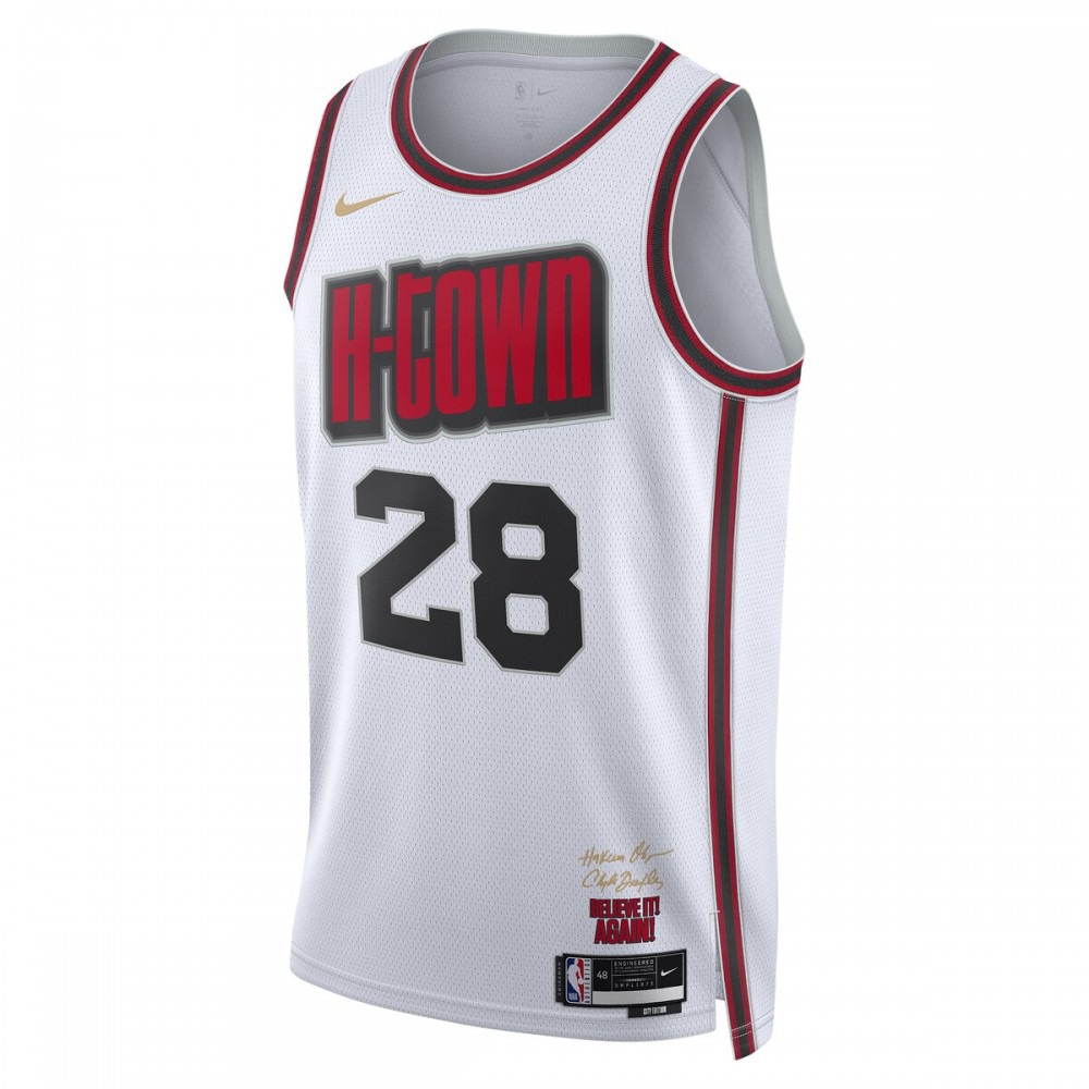 Alperen Sengun Houston Rockets Unisex 2024/25 Swingman Player Jersey City Edition White - view 2
