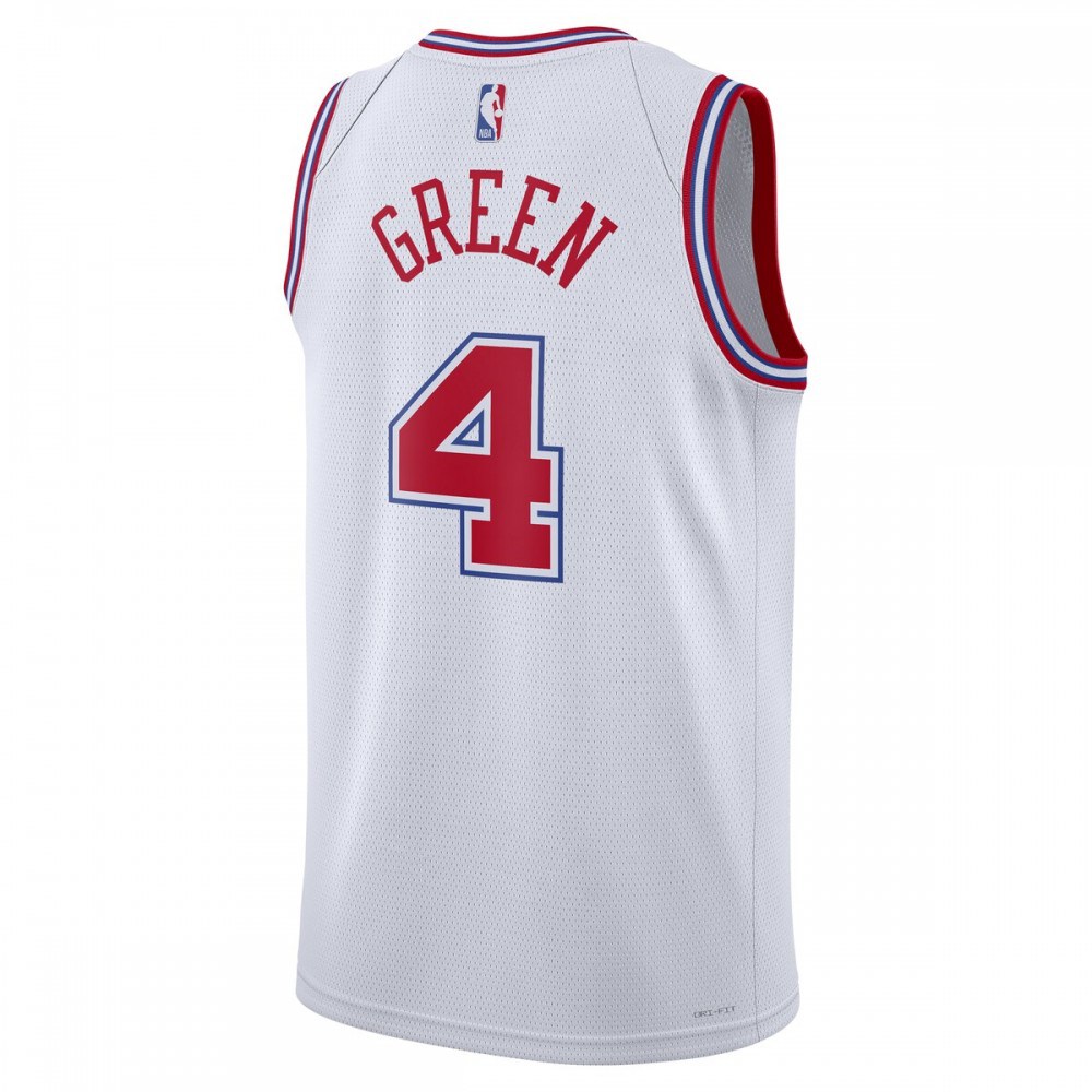 Jalen Green Houston Rockets Unisex 2023/24 Swingman Jersey White City Edition - view 3