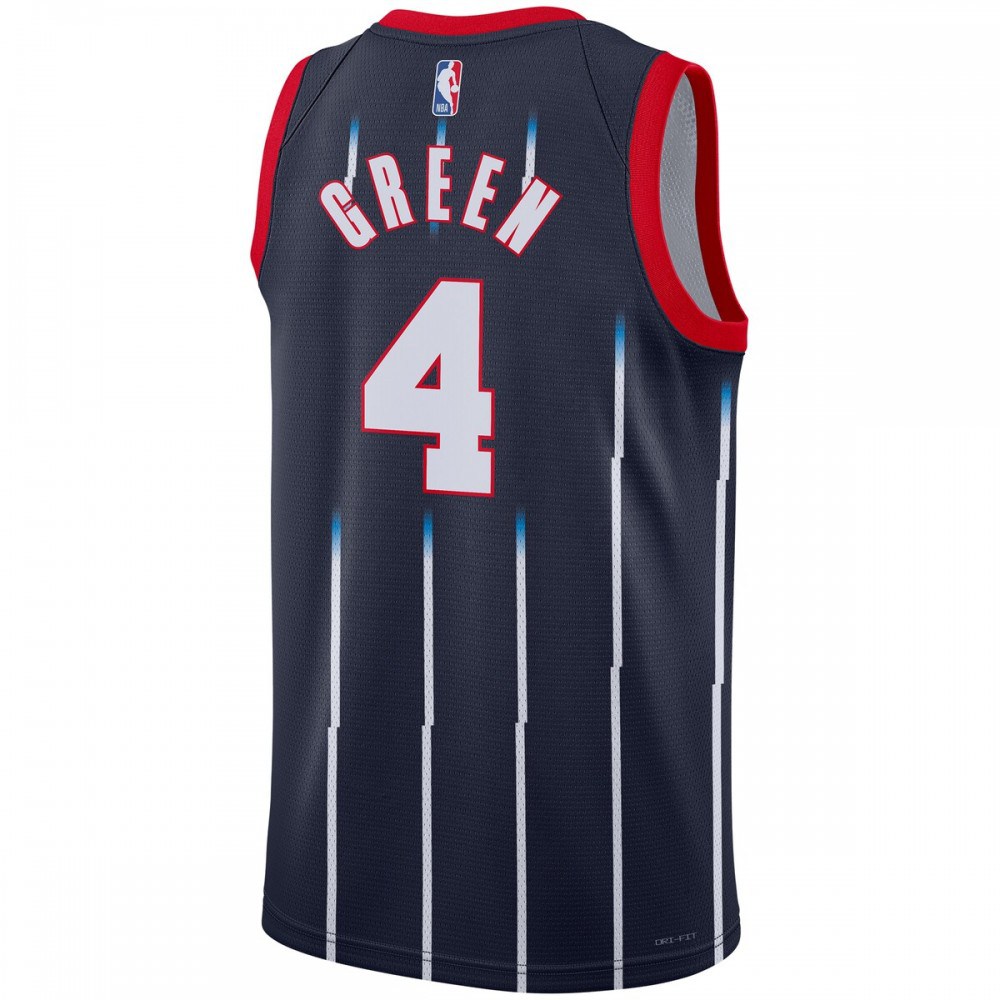 Jalen Green Houston Rockets Unisex 2022/23 Swingman Jersey City Edition Navy - view 3