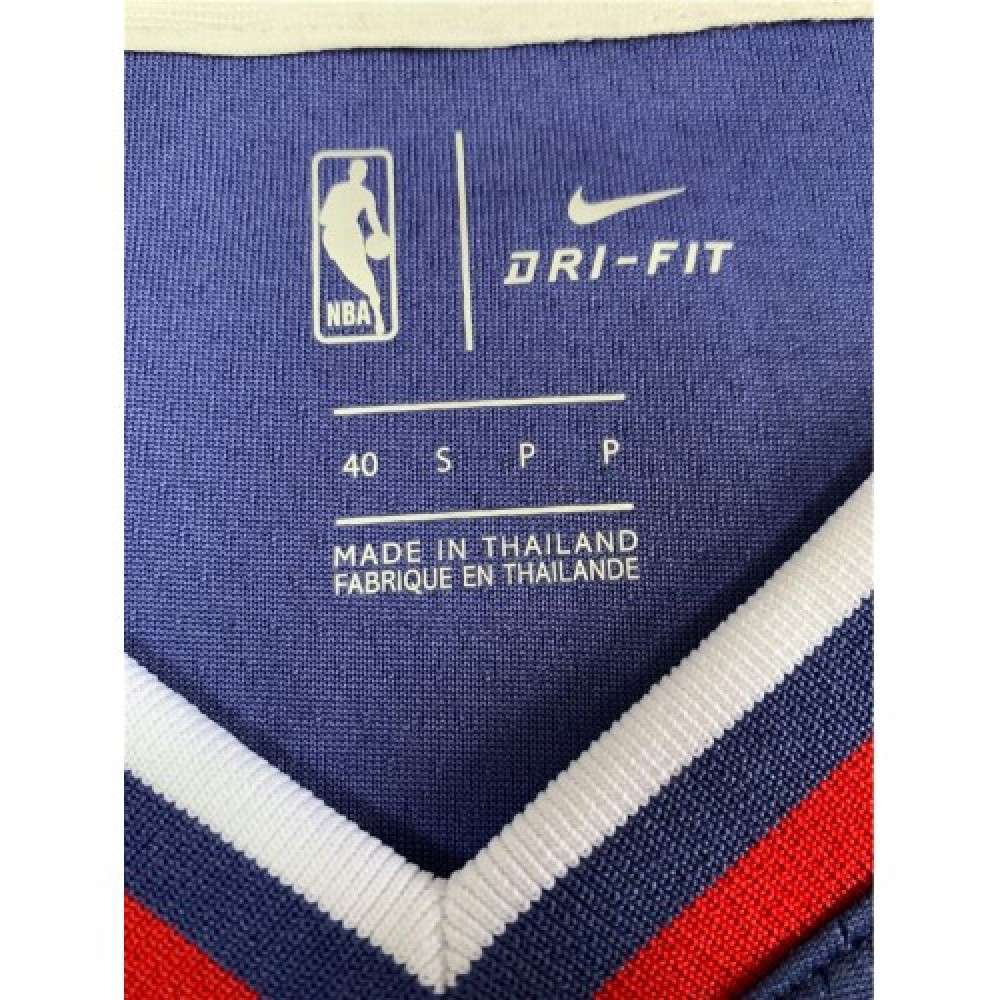 Men's LA Clippers Paul George #13 Blue 19-20 Swingman Jersey Icon Edition - view 6