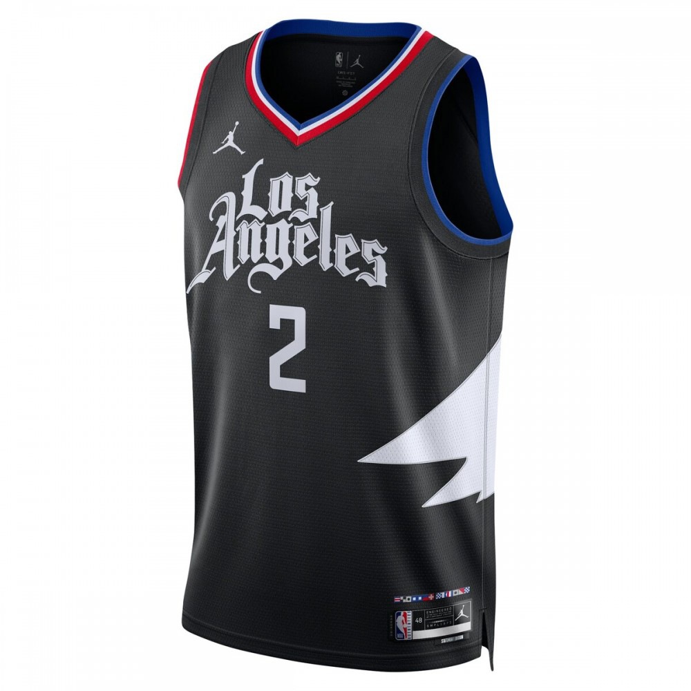 Kawhi Leonard LA Clippers 2022/23 Statement Edition Swingman Jersey Black - view 2