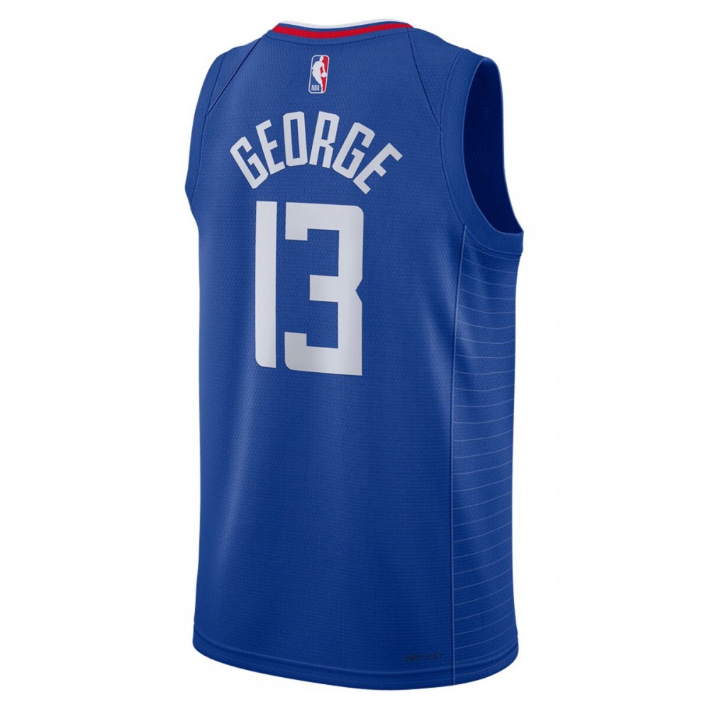Paul George LA Clippers Unisex 2022/23 Swingman Jersey Icon Edition Royal - view 3