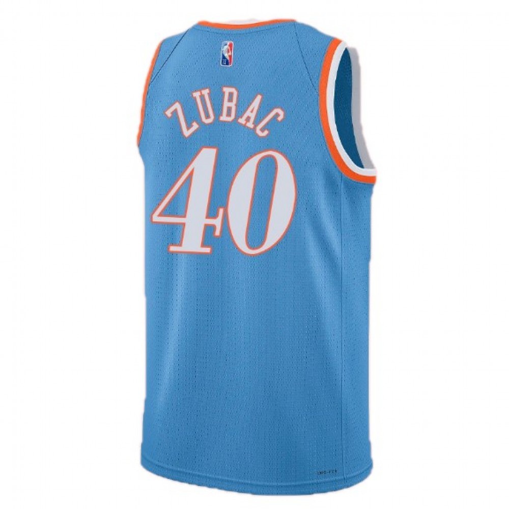 Men's Los Angeles Clippers Ivica Zubac #40 Blue 2021 Swingman NBA Jersey Icon Edition - view 3
