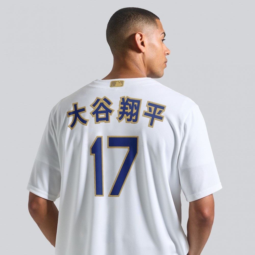 Shohei Ohtani Los Angeles Dodgers 2026 Gold Collection Kanji Stadium Jersey White - view 3