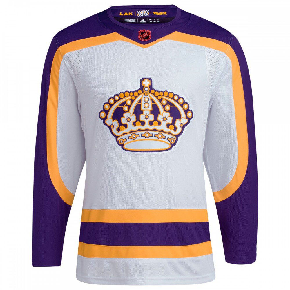 Los Angeles Kings Reverse Retro 2.0 Athletic Fit Blank Jersey White - view 2