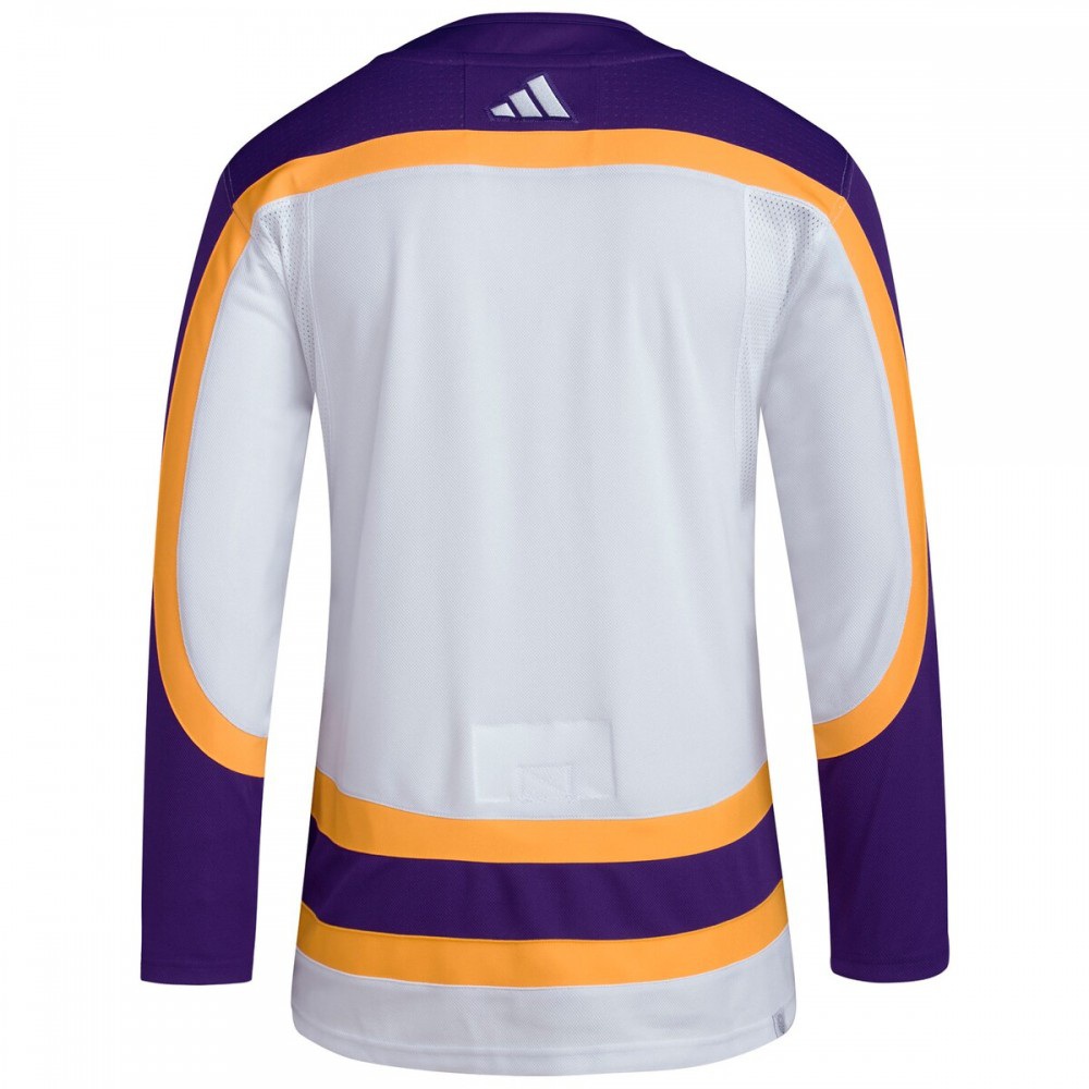 Los Angeles Kings Reverse Retro 2.0 Athletic Fit Blank Jersey White - view 3