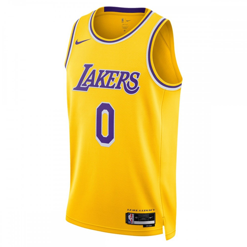 Russell Westbrook Los Angeles Lakers Unisex 2022/23 Swingman Jersey Icon Edition Gold - view 2