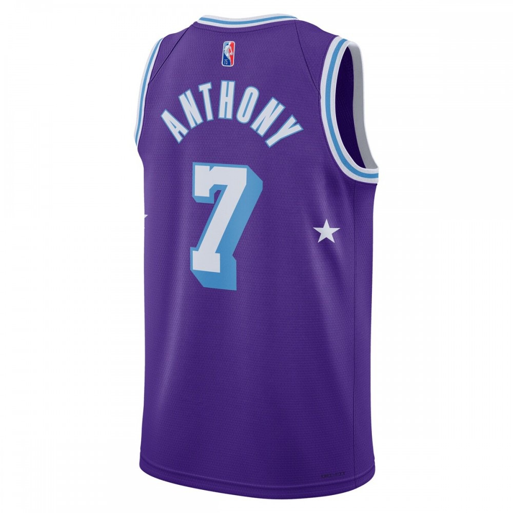 Carmelo Anthony Los Angeles Lakers 2021/22 Swingman Jersey City Edition Purple - view 3