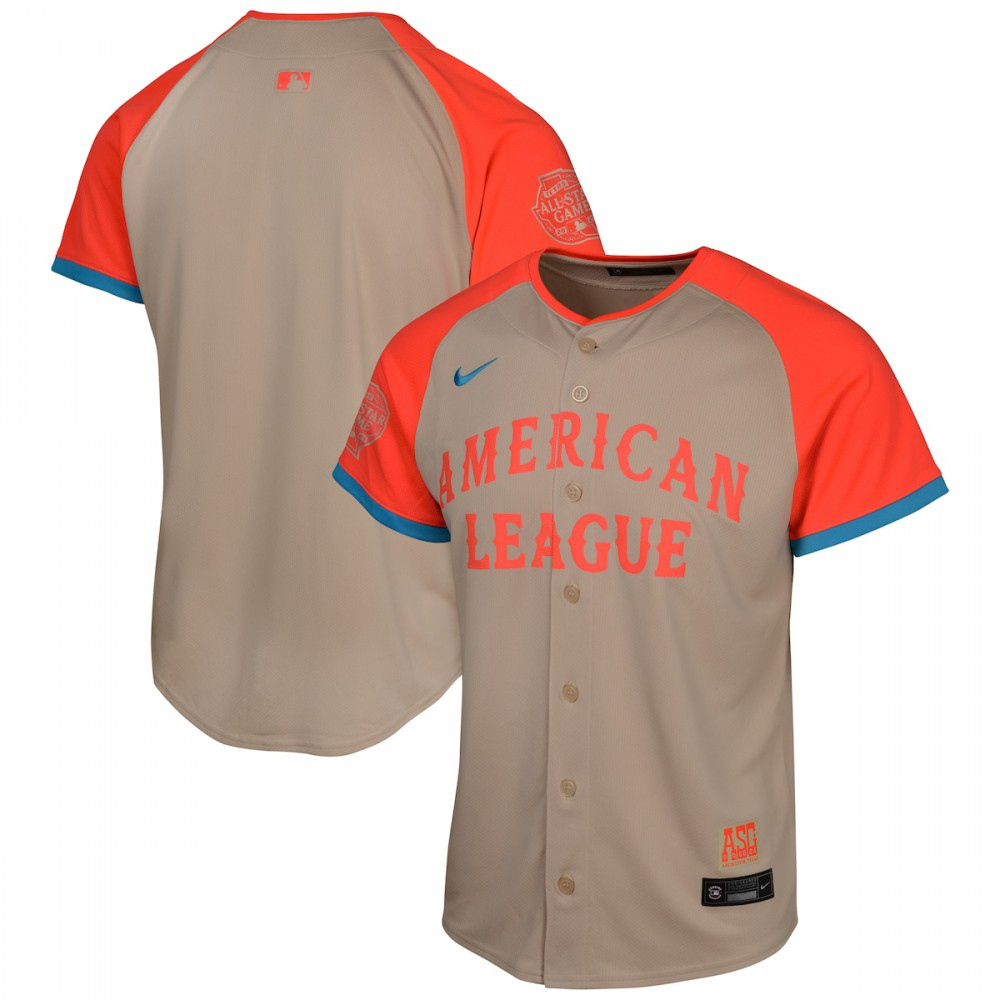 American League Youth 2024 MLB All-Star Game Limited Jersey Cream