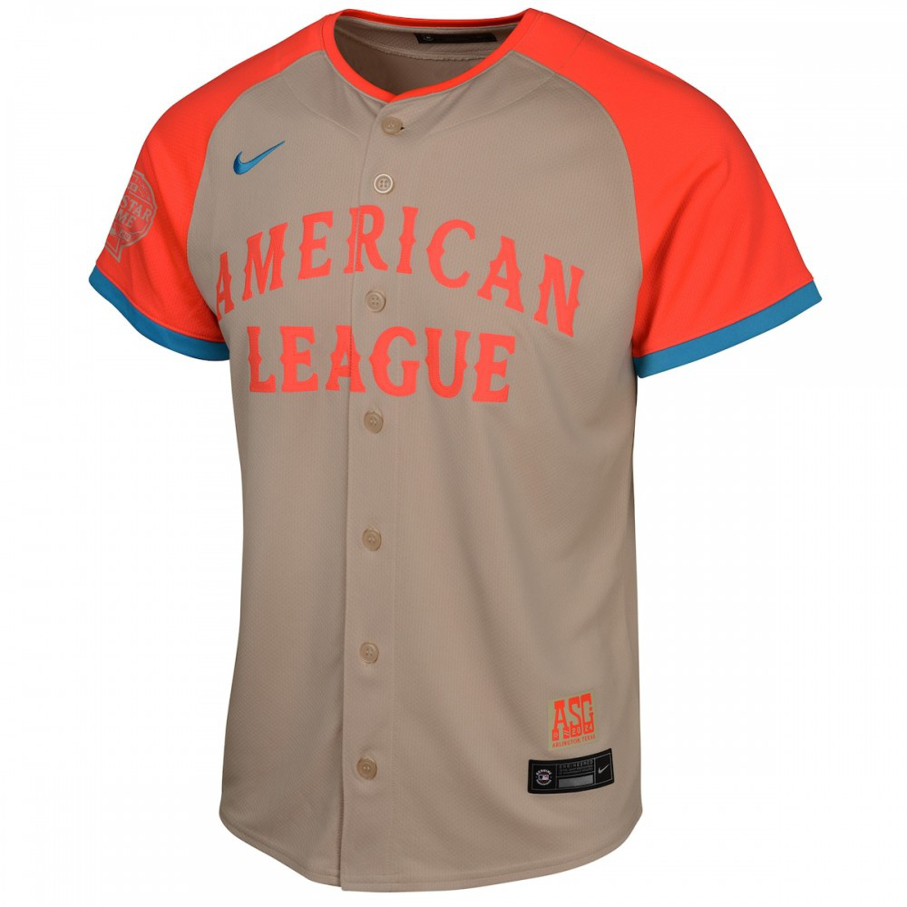 American League Youth 2024 MLB All-Star Game Limited Jersey Cream - view 2