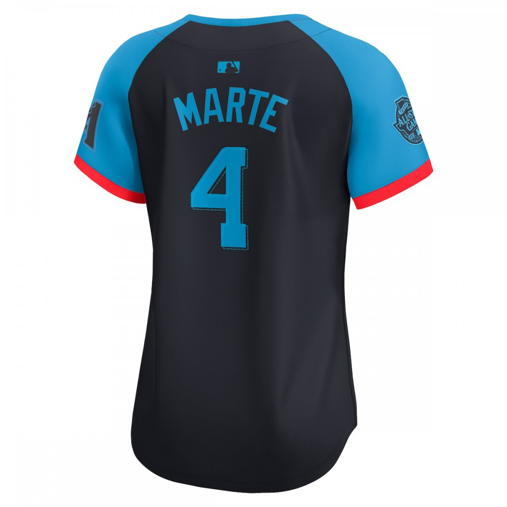 Ketel Marte National League Women's 2024 MLB All-Star Game Limited Player Jersey Navy - view 3
