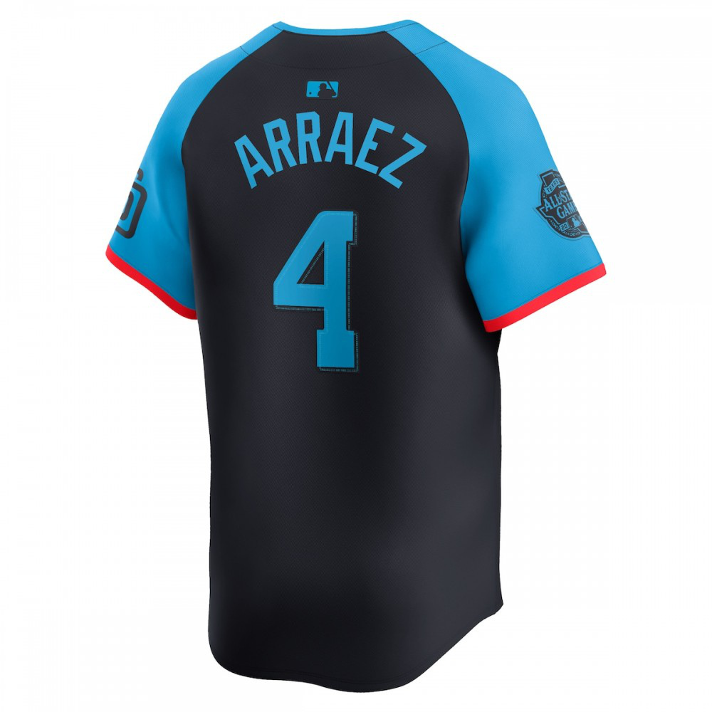 Luis Arraez National League 2024 MLB All-Star Game Limited Player Jersey Navy - view 3