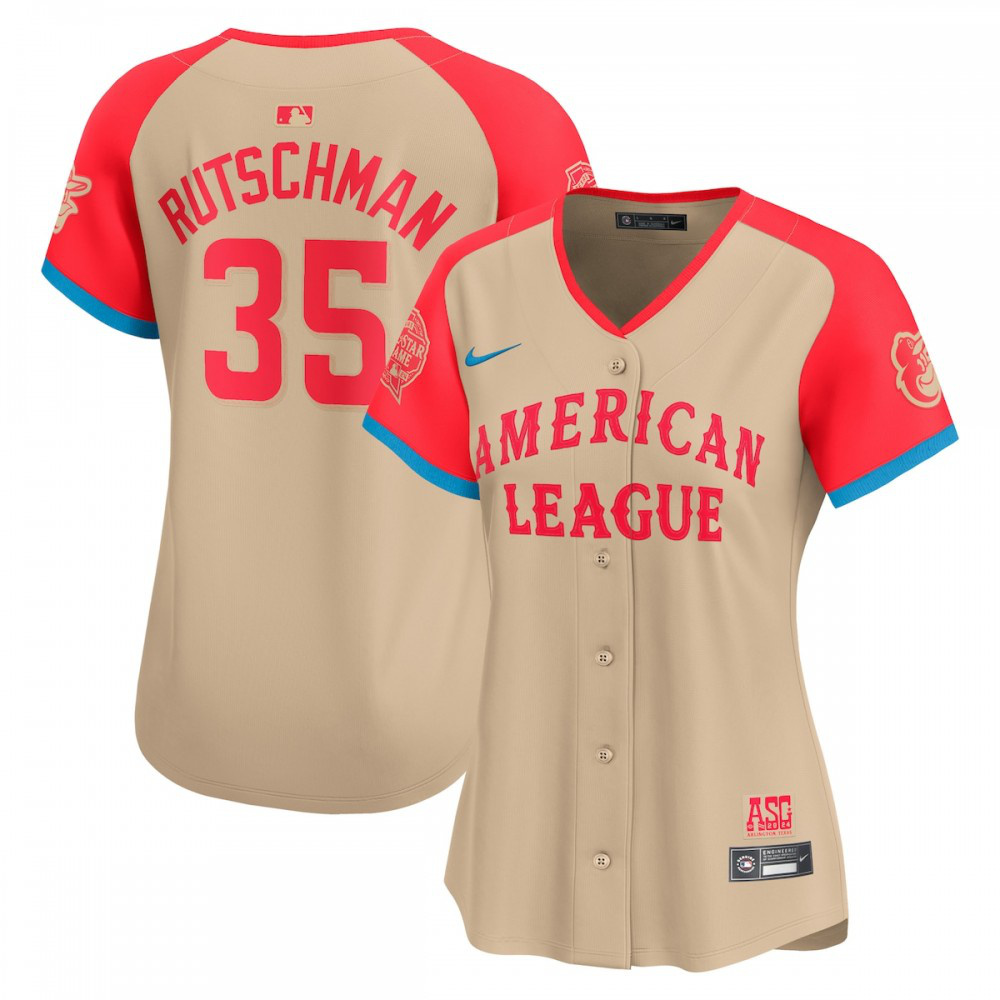 Adley Rutschman American League Women's 2024 MLB All-Star Game Limited Player Jersey Cream